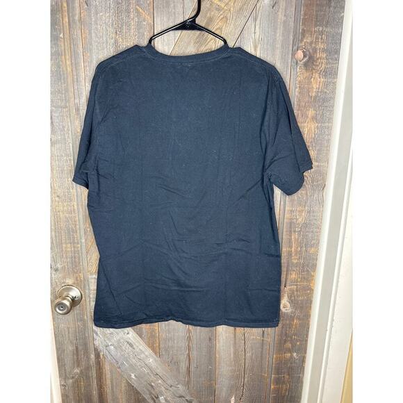 Rolling Stones World Tour 1975 T-Shirt Black Red Tongue Men’s Large 100% Cotton - Picture 3 of 3